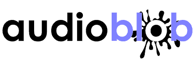 Audio blob logo transparent