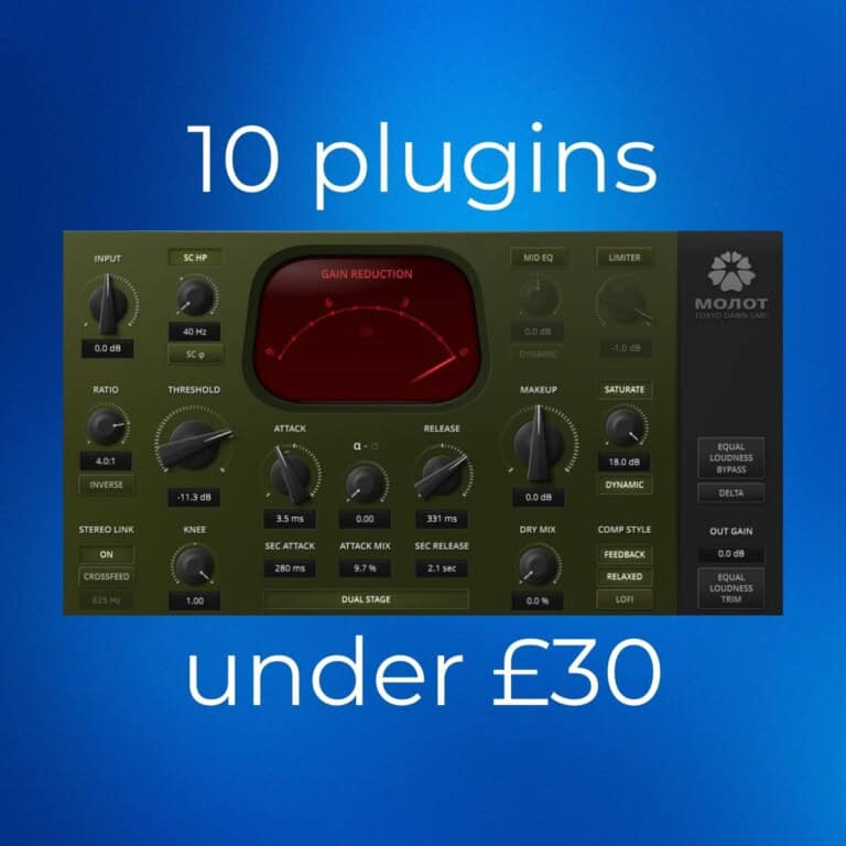 10 audio plugins under £30